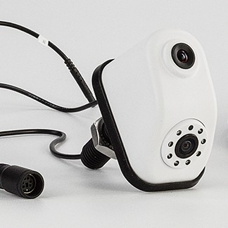 ZENEC RVSC175 Doppellinsen Rückfahrkamera für Wohnwagen (Weiss)