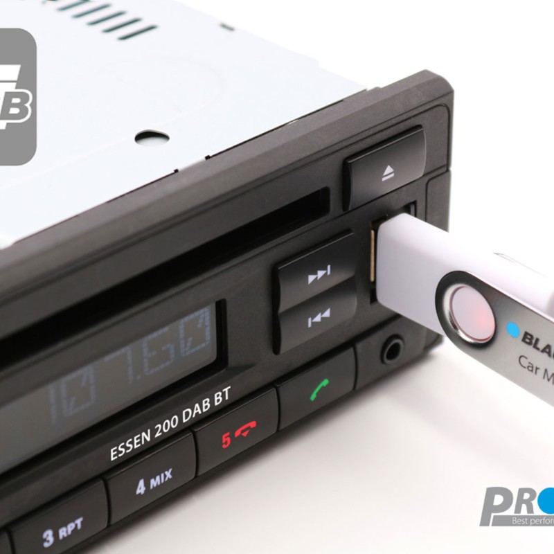 Blaupunkt Essen 200 DAB BT - CD/MP3-Autoradio mit DAB / Bluetooth / USB / AUX-IN