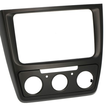 Radioblende SKODA Yeti 2009 - 2017 2 -DIN Schwarz manuelle Klima