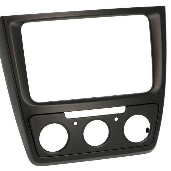 Radioblende SKODA Yeti 2009 - 2017 2 -DIN Schwarz manuelle Klima