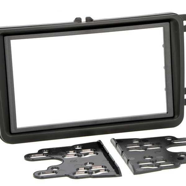 Radioblende SKODA Yeti 2009 - 2017 2 -DIN Schwarz manuelle Klima