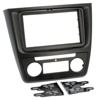 Radioblende SKODA Yeti ab 2009 2DIN black Klimaautomatik