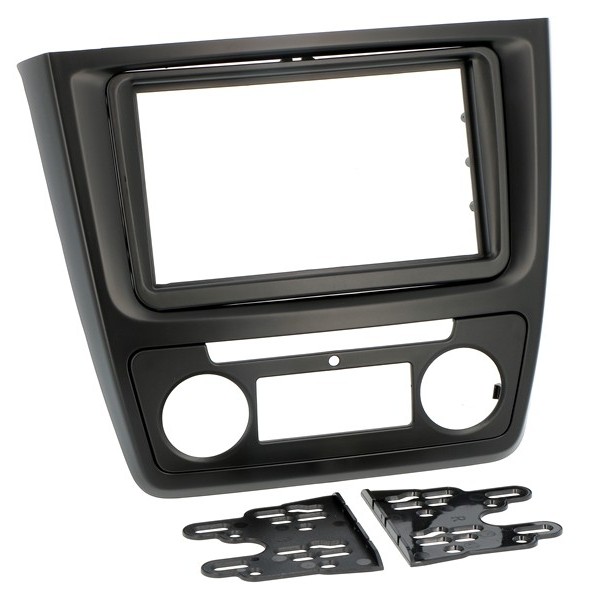 Radioblende SKODA Yeti ab 2009 2DIN black Klimaautomatik