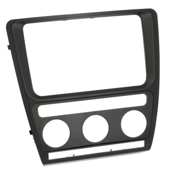 Radioblende SKODA Octavia (1Z) ab 2004-09 2DIN black Klimaautomatik