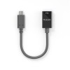 USB 3.1 Adapter IS231 USB-C Stecker - USB-A Buchse, OTG 0,10m, schwarz