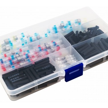 Lötverbinder & Schrumpfschlauch-Set 300-teilig in Sortimentsbox