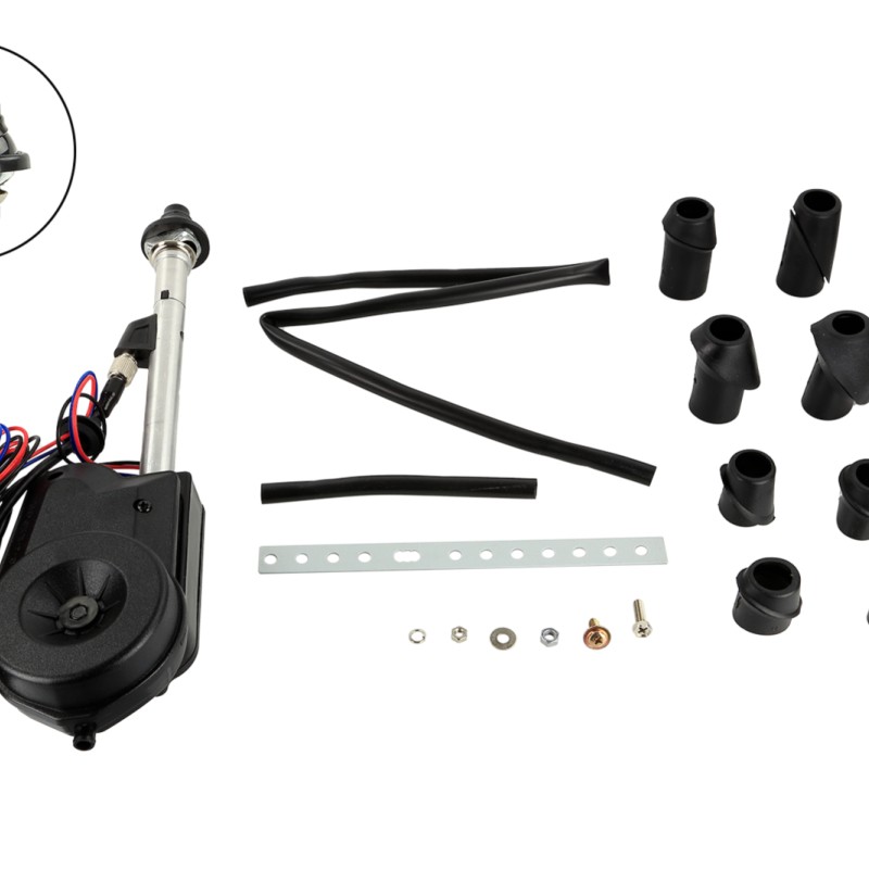 Teleskopantenne AM/FM Motorantenne Kotflügel schwarz