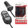 Auto-Ladekabel 12/24V 45W - 3 x USB-A und 1 x USB Typ C - 1.5m Länge - sw