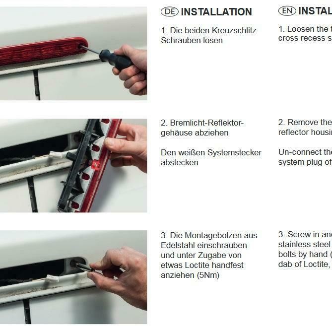 XZENT X-RVC290-MK2 Brake Light Cam Fiat Ducato