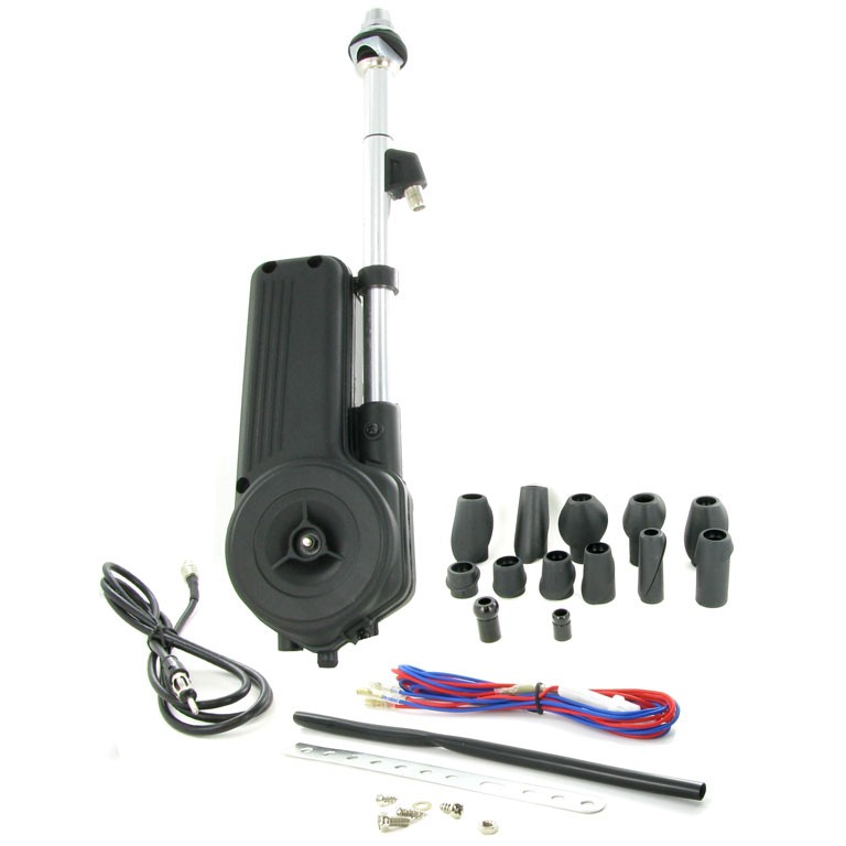 Teleskopantenne AM/FM Motorantenne Kotflügel chrom