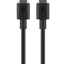 USB-C auf USB-C Kabel, 15 Watt, 1m, schwarz