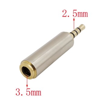 Klinke adapter 3.5mm männlich - 2.5mm weiblich Stereo