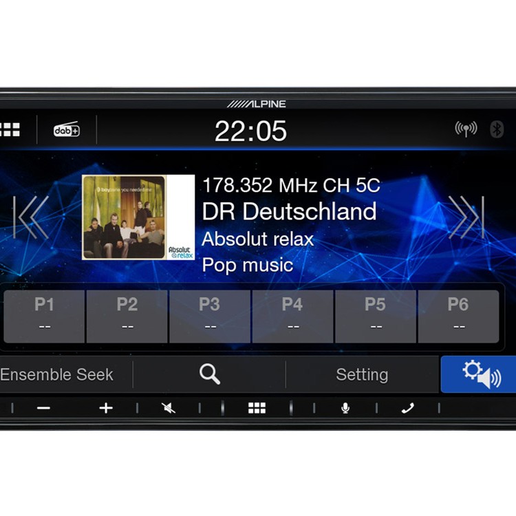 Alpine iLX-W690D 2-DIN Autoradio mit DAB+ / Android Auto / Apple CarPlay