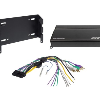 Alpine KTA-450 4-Kanal Verstärker (Head Unit Power Pack), 50 WRMS @ 4 Ohm