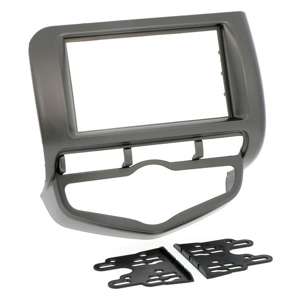 Radioblende HONDA Jazz (GD) Fit ab 2001-08 2DIN anthrazi Installer Kit Klimaauto