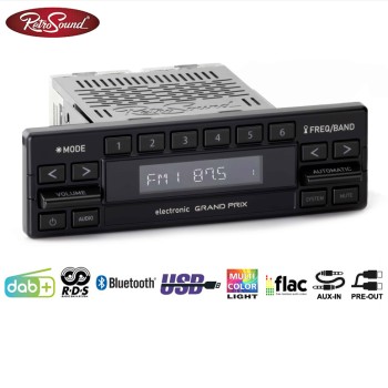 RETROSOUND RSD-GRANDPRIX-2DAB DAB+ Komplett-Set Grand Prix mit Zubehör