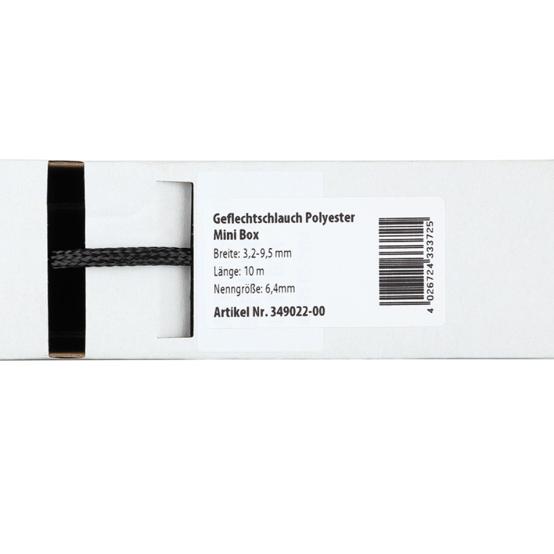 Geflechtschlauch Mini Box 3,2-9,5 mm / 10 m