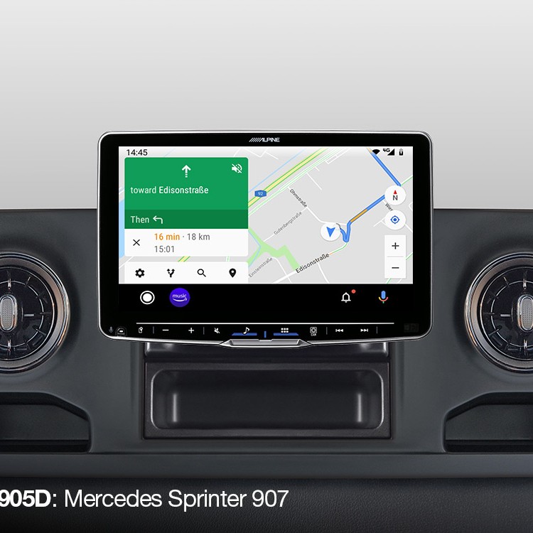 Alpine ILX-F905D 1-DIN - 9 Bildschirm. mit Apple CarPlay und Android Auto