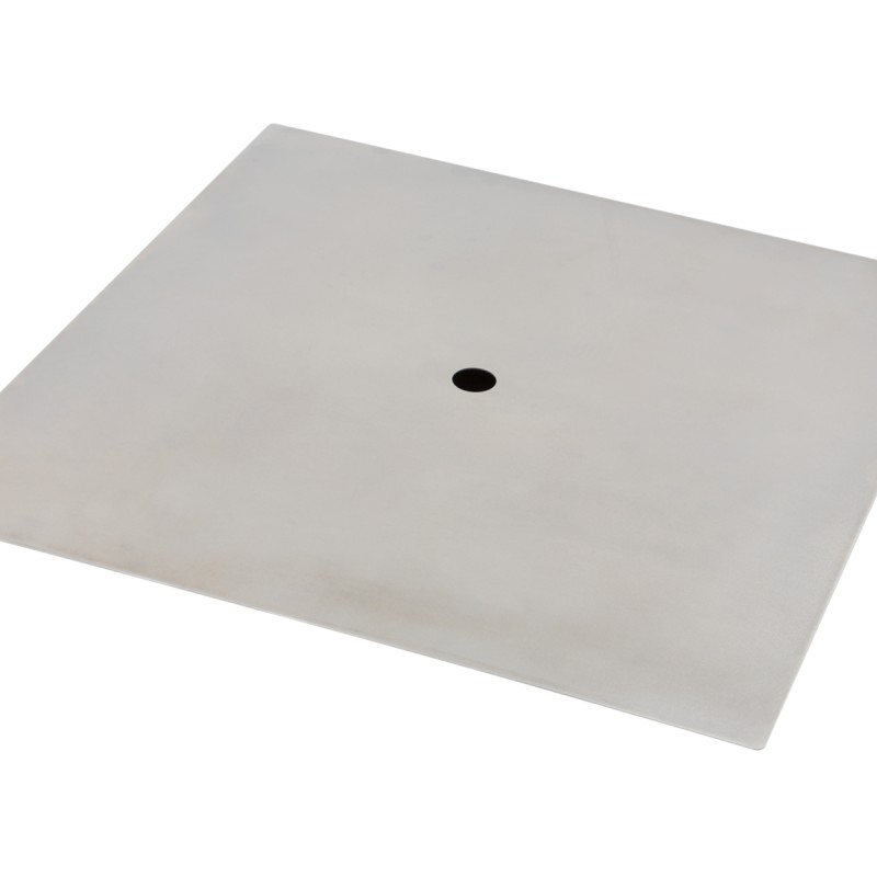 Antennenmontageträger 400mm x 400mm x 1mm Edelstahl