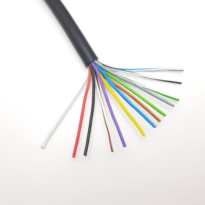 Anhängerkabel rund Schwarz 13 Polig (12 x 1.5mm² + 1 x 2.5 mm²) 24V