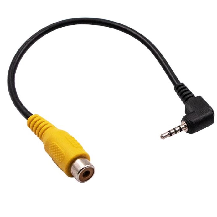 2,5mm Stereo Klinke Stecker Auf Cinch-buchse Adapter Kabel für Kamera eingang