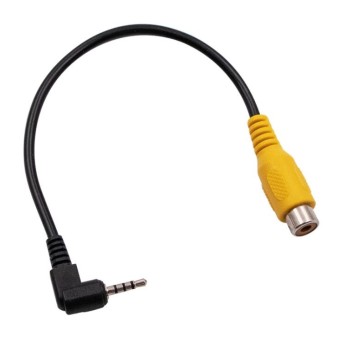 2,5mm Stereo Klinke Stecker Auf Cinch-buchse Adapter Kabel für Kamera eingang