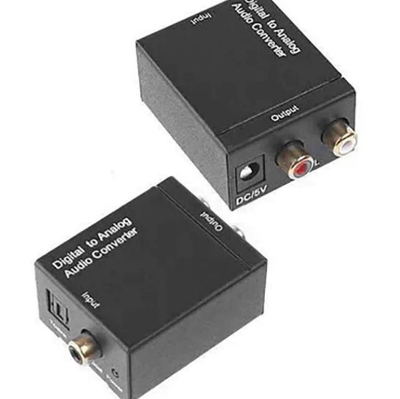 Digital Optical Toslink auf Analog RCA Audio Converter Adapter