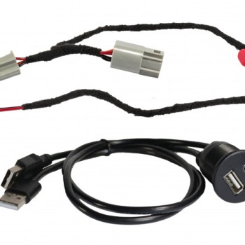 Fiat Ducato CARica - kabellose Ladeablage mit USB + USB C