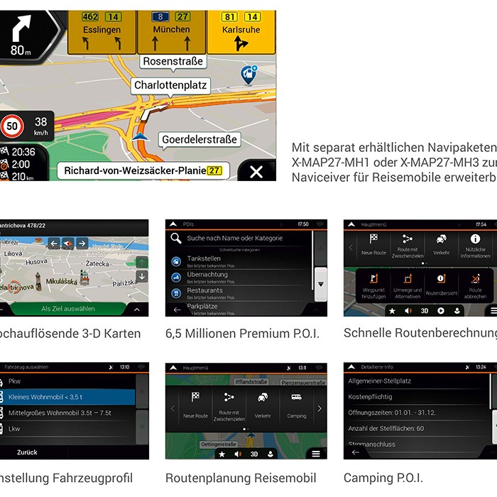 XZENT X-F285 9 CarPlay Infotainer Ford Transit