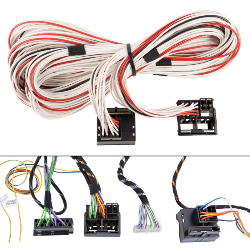 BMW X5 Radioeinbau und Verstärker-Bypasskabel für Fahrzeuge mit DSP-Verstärker