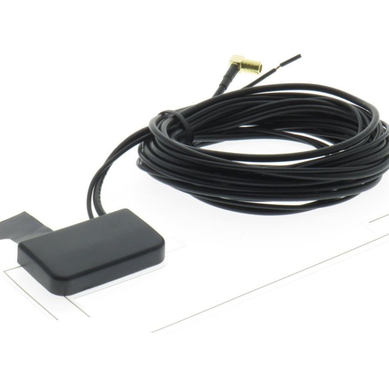 DENSION DAB1ANT DAB/DAB+ Glasklebeantenne mit SMB Buchse  DENSION-Molex-Stecker