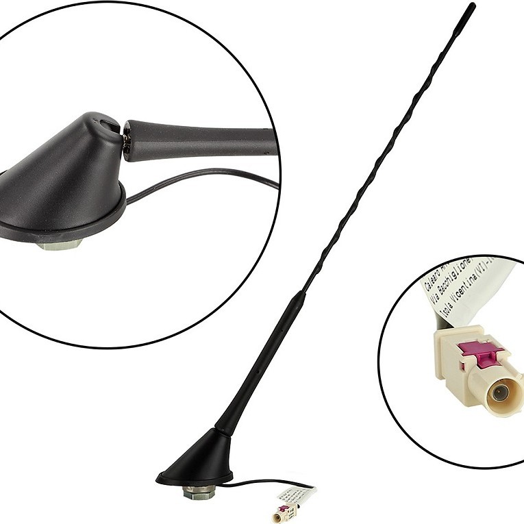 Dachantenne AM/FM 60° Stabneigung 12V Phantom anti-theft