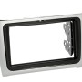 Radioblende VW Polo (6C) ab 2014 2DIN silver Rahmen + innerer Frame