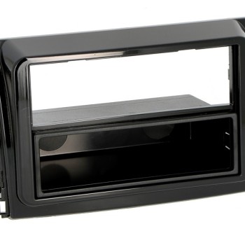 Radioblende FIAT Ducato ab 2021- 1DIN piano black mit Fach
