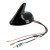 Shark Antenne DAB/FM aktiv mit DIN(M)/SMB(F) Stecker