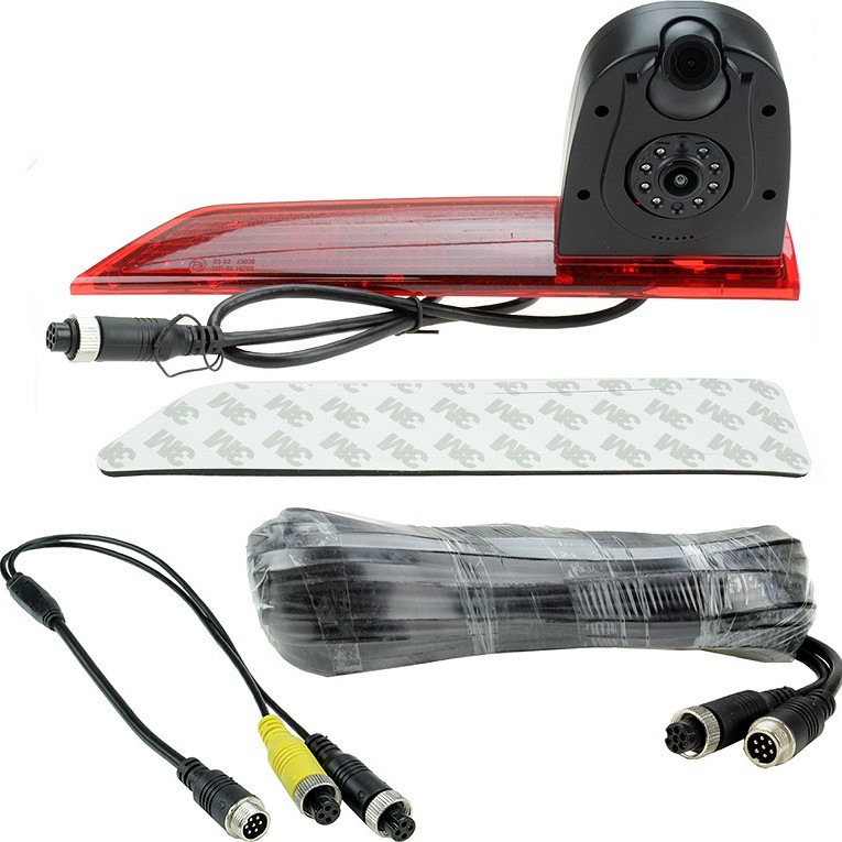 Ford Transit Custom ab 2012  Rückfahrkamera in geteilter 3. Bremsleuchte