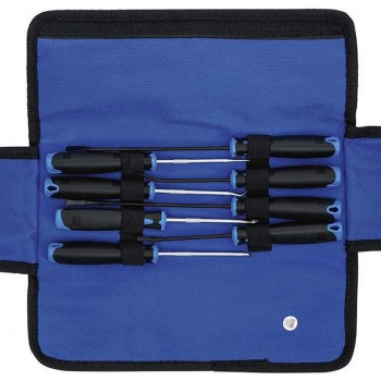 BGS TECHNIC Haken-Satz mit geraden und abgerundeten Spitzen, 8-teilig