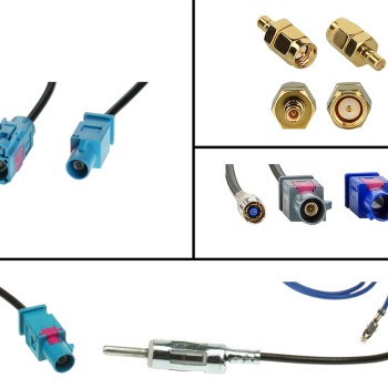 Antennenkabel Kit Fakra(m) > DIN(m)/SMB(F)/SMA(m) FM/DAB+