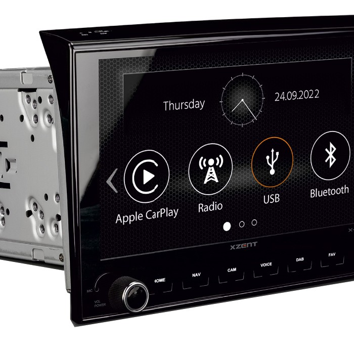 XZENT X-F275 Infotainer und Naviceiver für Fiat Ducato