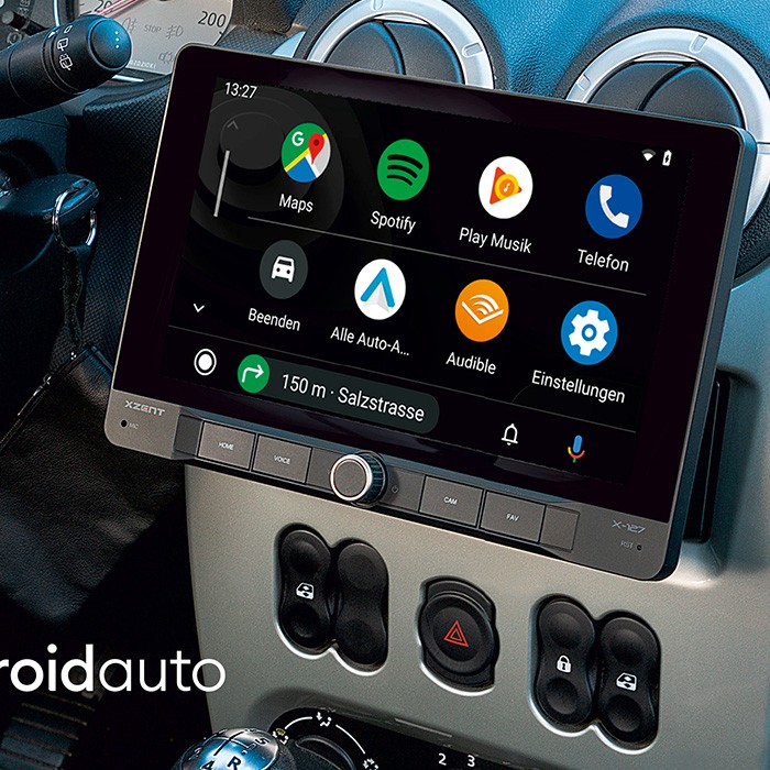 XZENT X-127 1-Din 9 Infotainer mit CarPlay und Android Auto