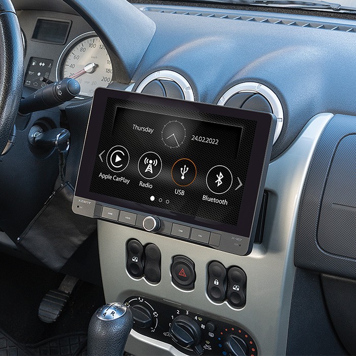 XZENT X-127 1-Din 9 Infotainer mit CarPlay und Android Auto