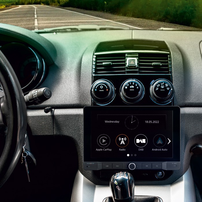 XZENT X-127 1-Din 9 Infotainer mit CarPlay und Android Auto