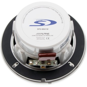 Alpine SPS-M601W Marine-Badlautsprecher weiss