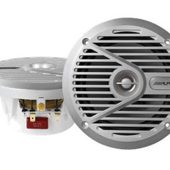 Alpine SPS-M601W Marine-Badlautsprecher Silber