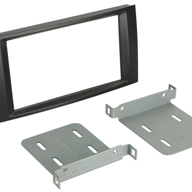 2-DIN Radioblende VW T5 2003-2015/Touareg 2003-2010 schwarz