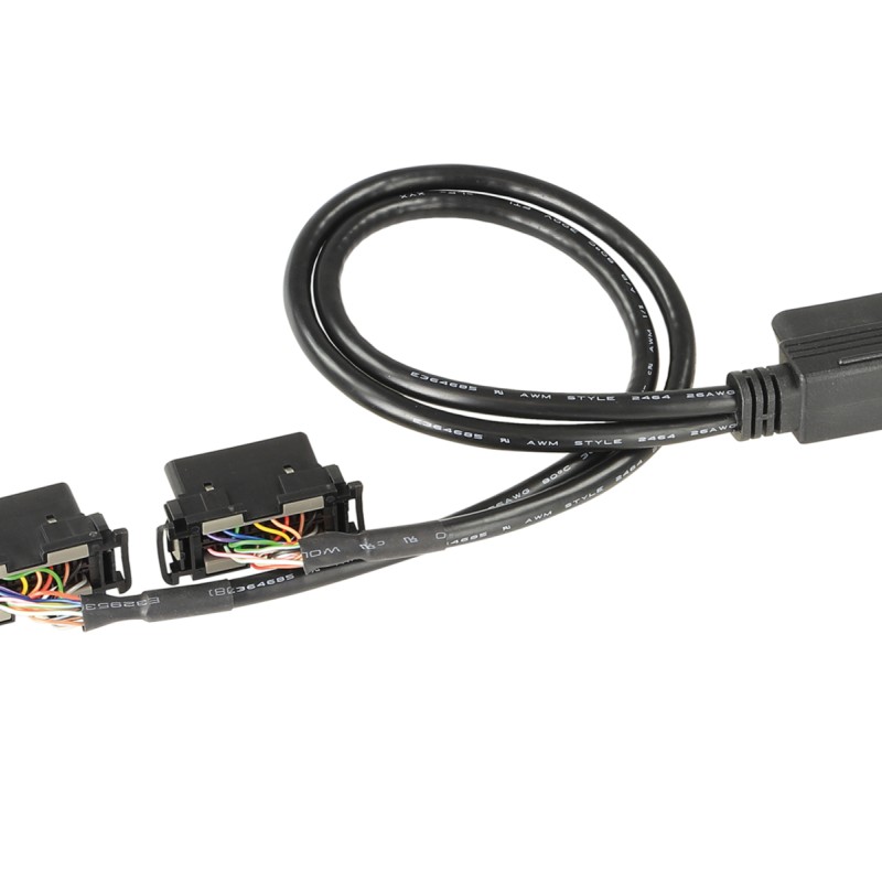 OBD Anschluss T-Kabel Buchse 90°>2x Stecker OEM 30cm