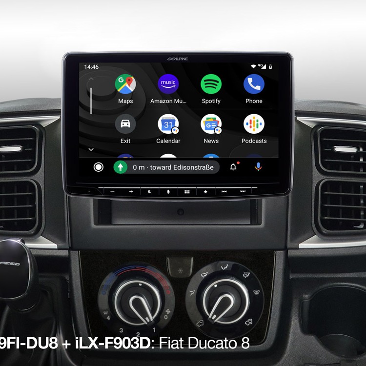 Alpine KIT-F9FI-DU8 für Alpine Radios im Fiat Ducato Serie 8 ab 2022