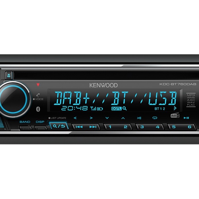 Kenwood KDC-BT760DAB mit DAB+ Bluetooth USB inkl. DAB Antenne
