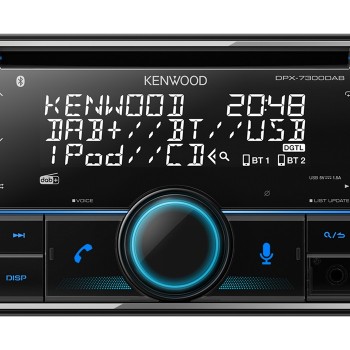 Kenwood DPX-7300DAB 2-DIN CD / USB / Bluetooth / Digitalradio DAB+ Amazon Alexa