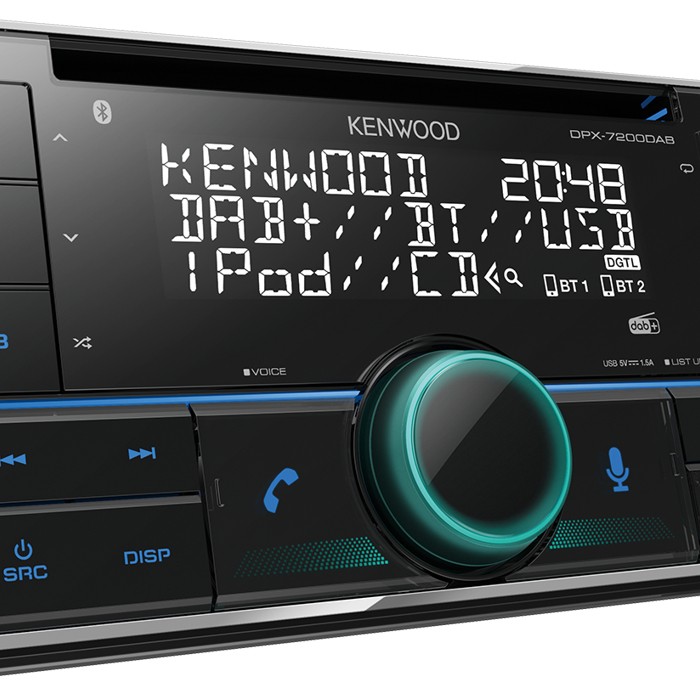 Kenwood DPX-7300DAB 2-DIN CD / USB / Bluetooth / Digitalradio DAB+ Amazon Alexa